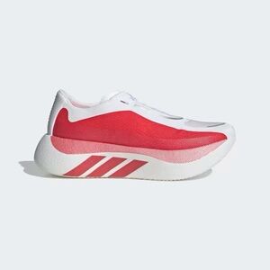 adidas White and Red HyperBOOST Edge W Running Shoe